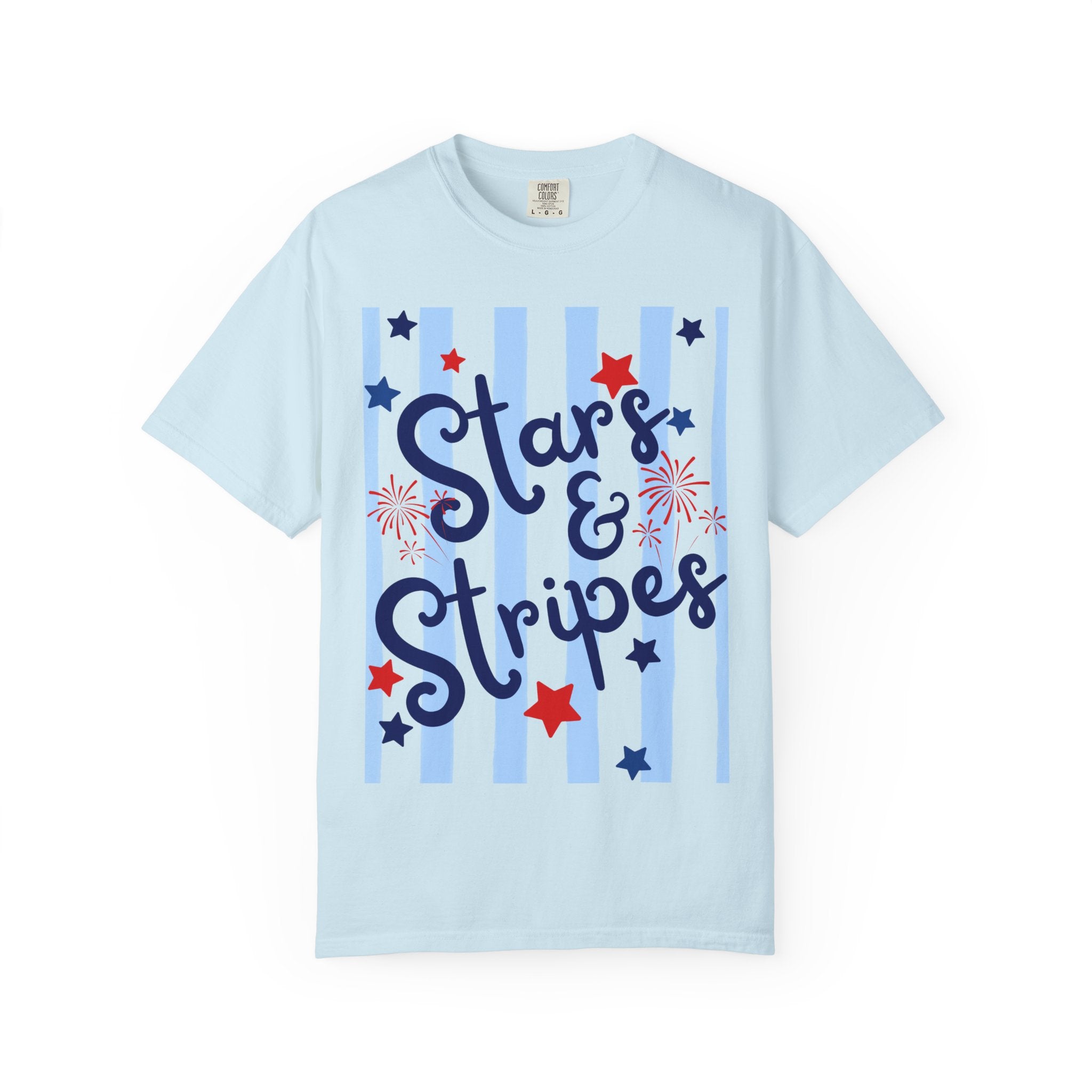 Stars & Stripes T-Shirt — Patriotic Fourth of July Tee