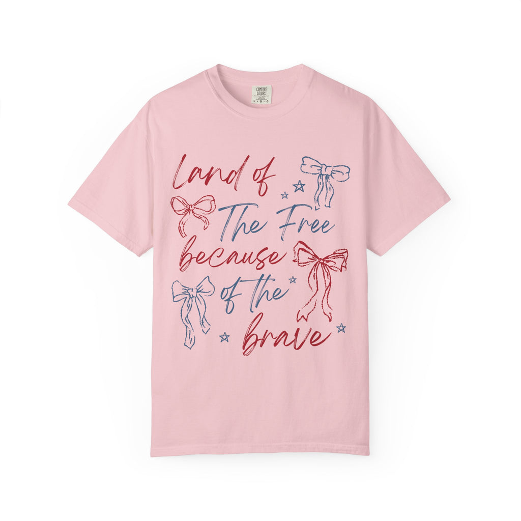 “Land of the Free Because of the Brave” Tee