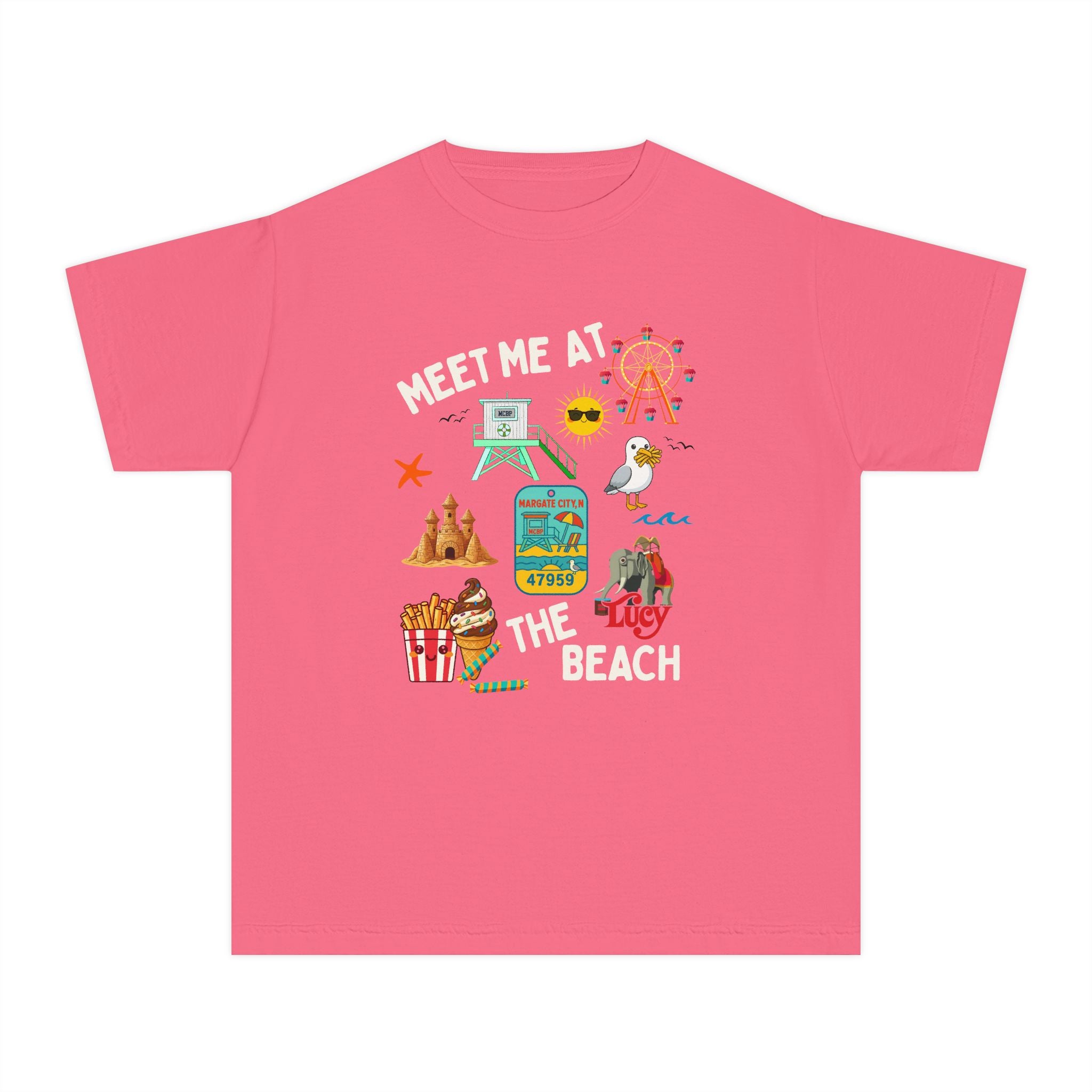 Youth "Meet Me at the Beach" Margate City, NJ Tee
