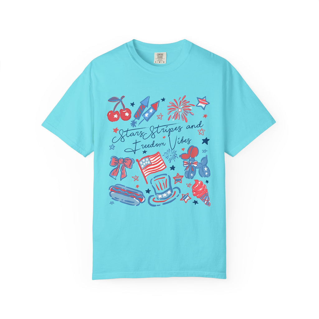 Stars, Stripes & Freedom Vibes Tee