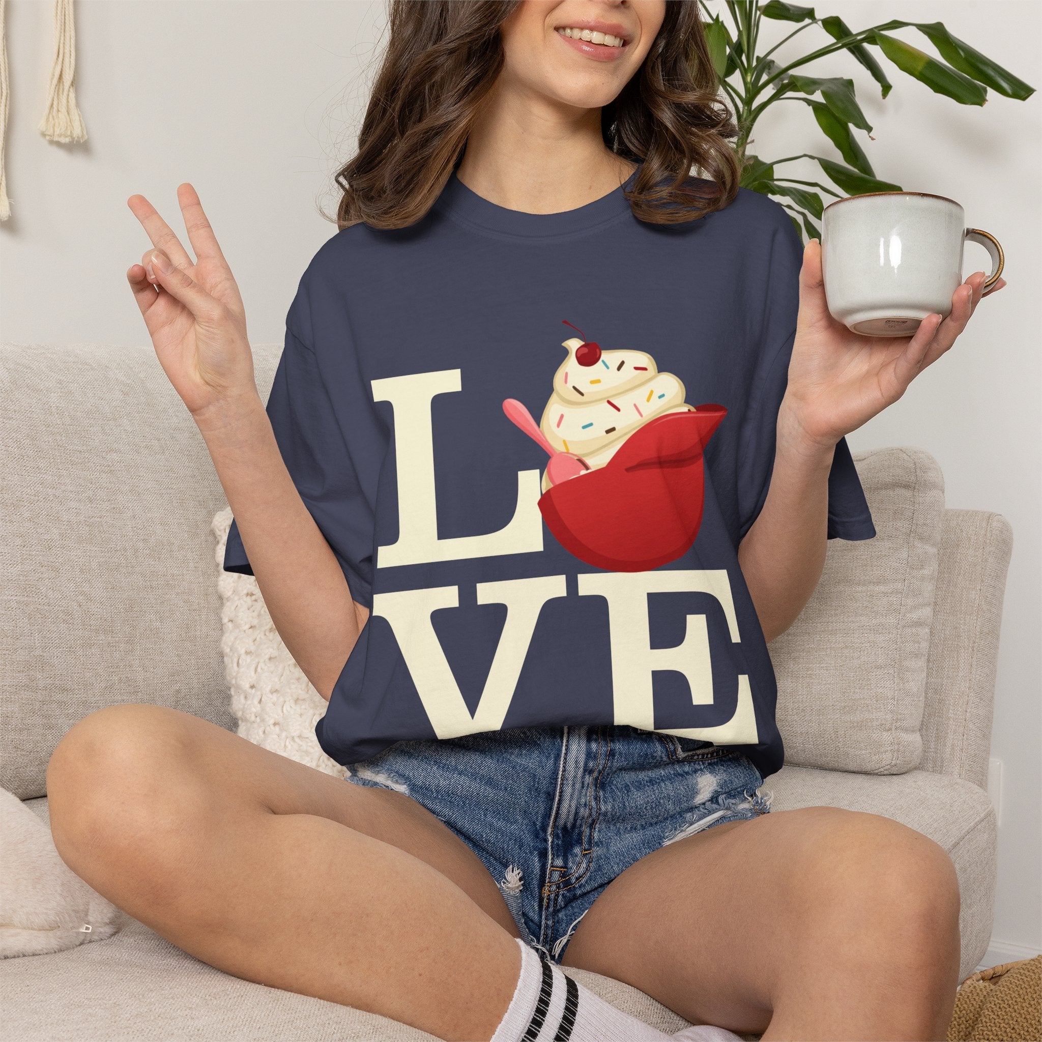 Philly LOVE Baseball Ice Cream Helmet T-shirt