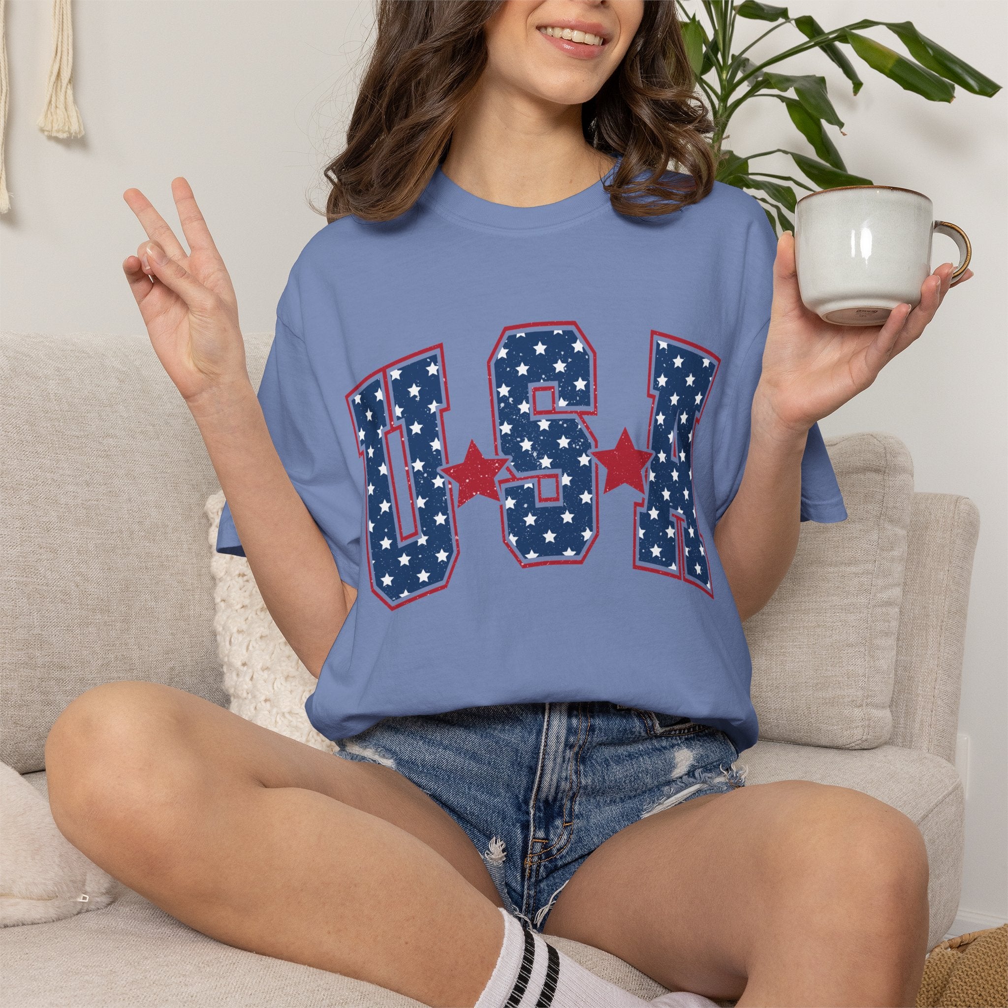 USA Dota & Stars Tee