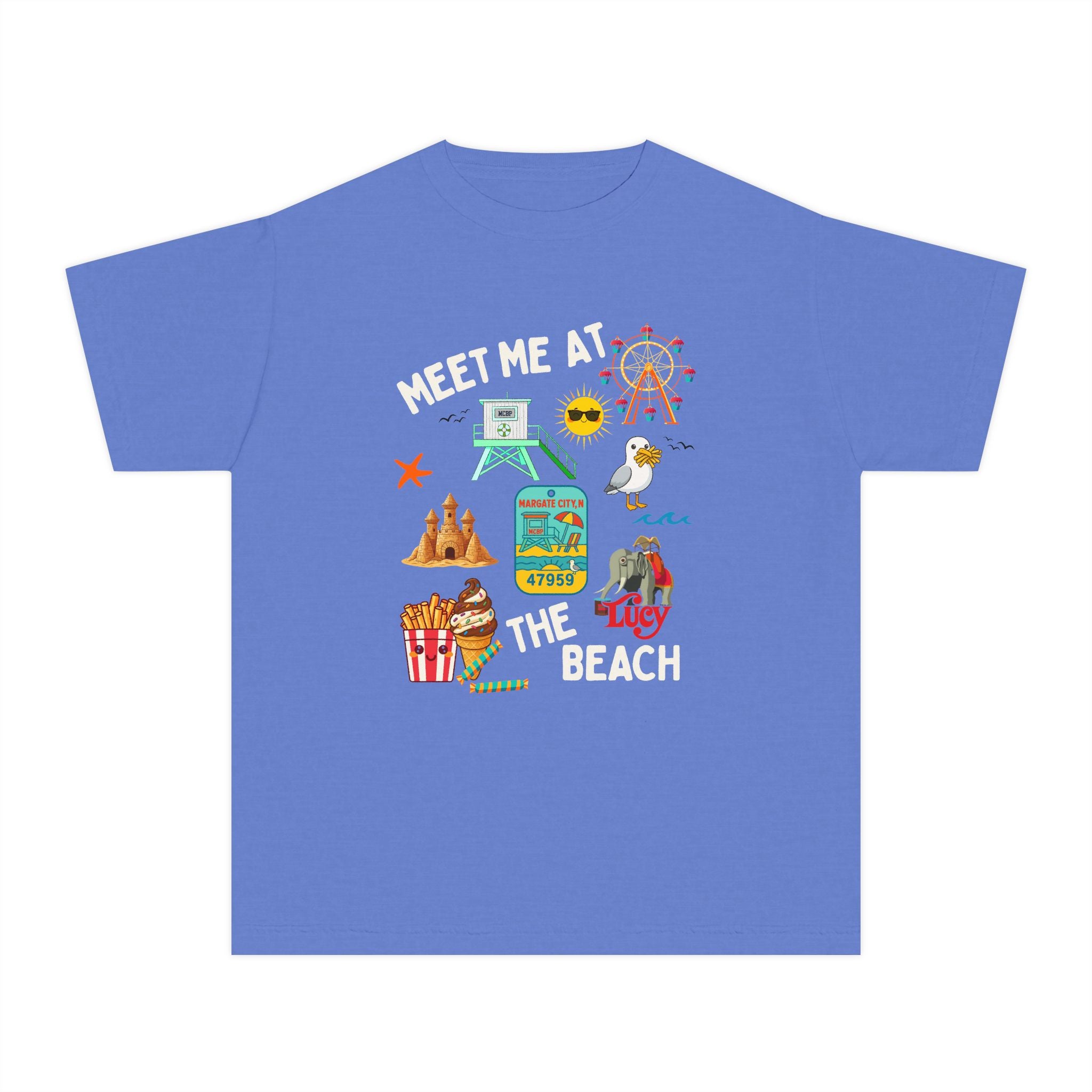 Youth "Meet Me at the Beach" Margate City, NJ Tee