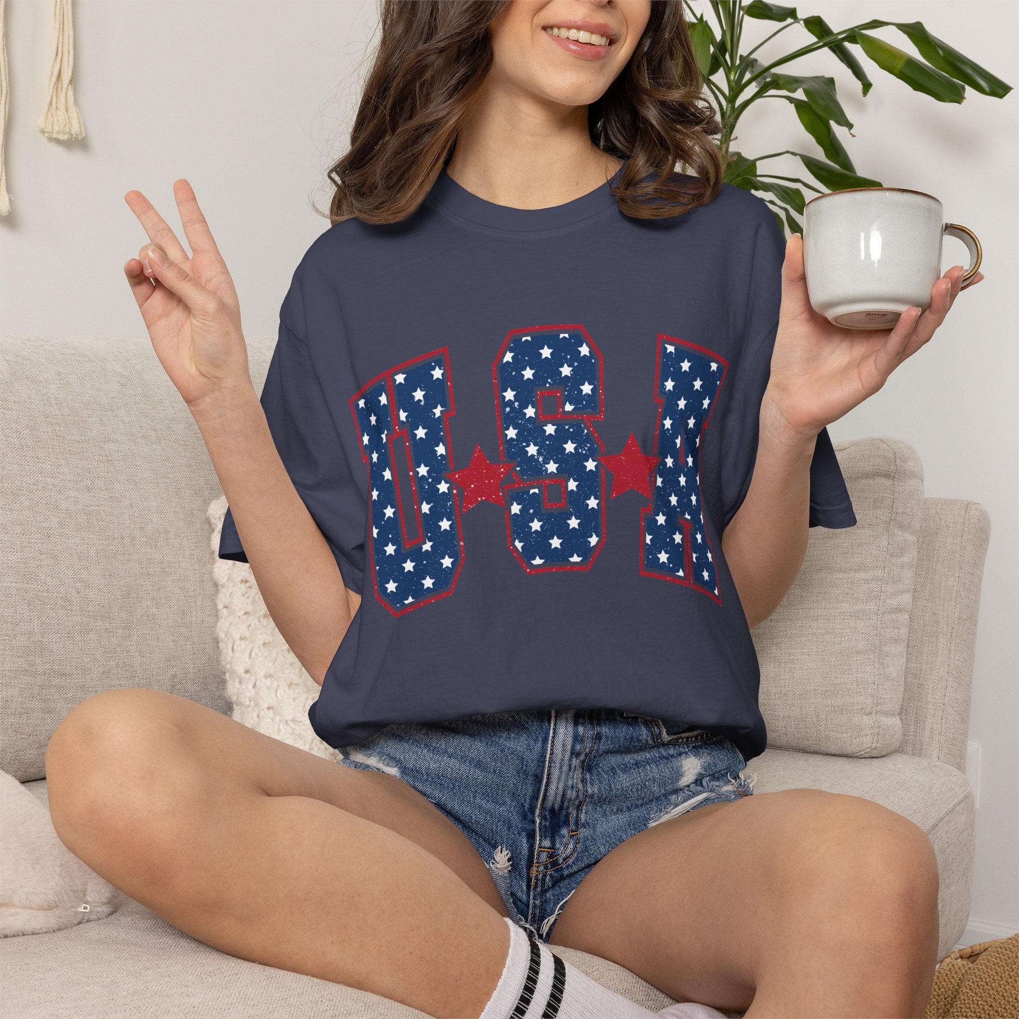 USA Dota & Stars Tee