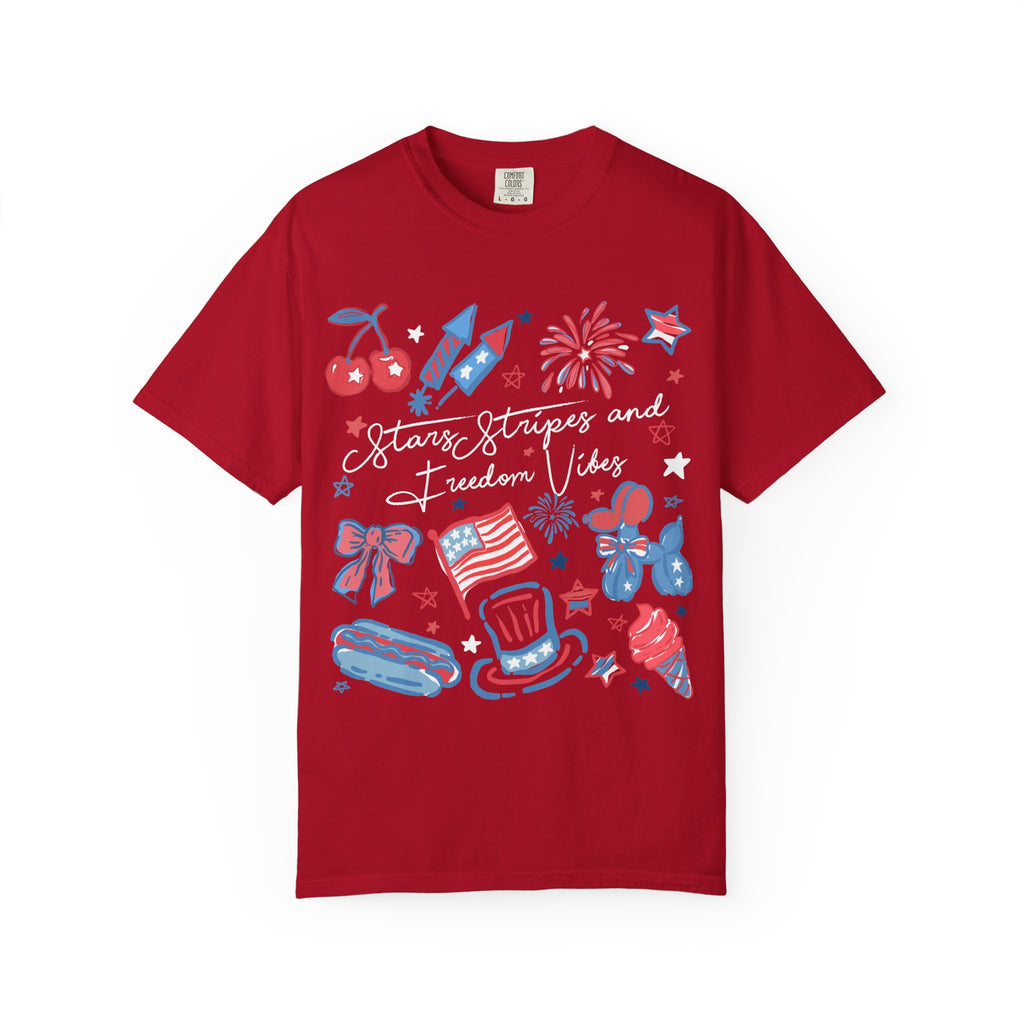 Stars, Stripes & Freedom Vibes Tee