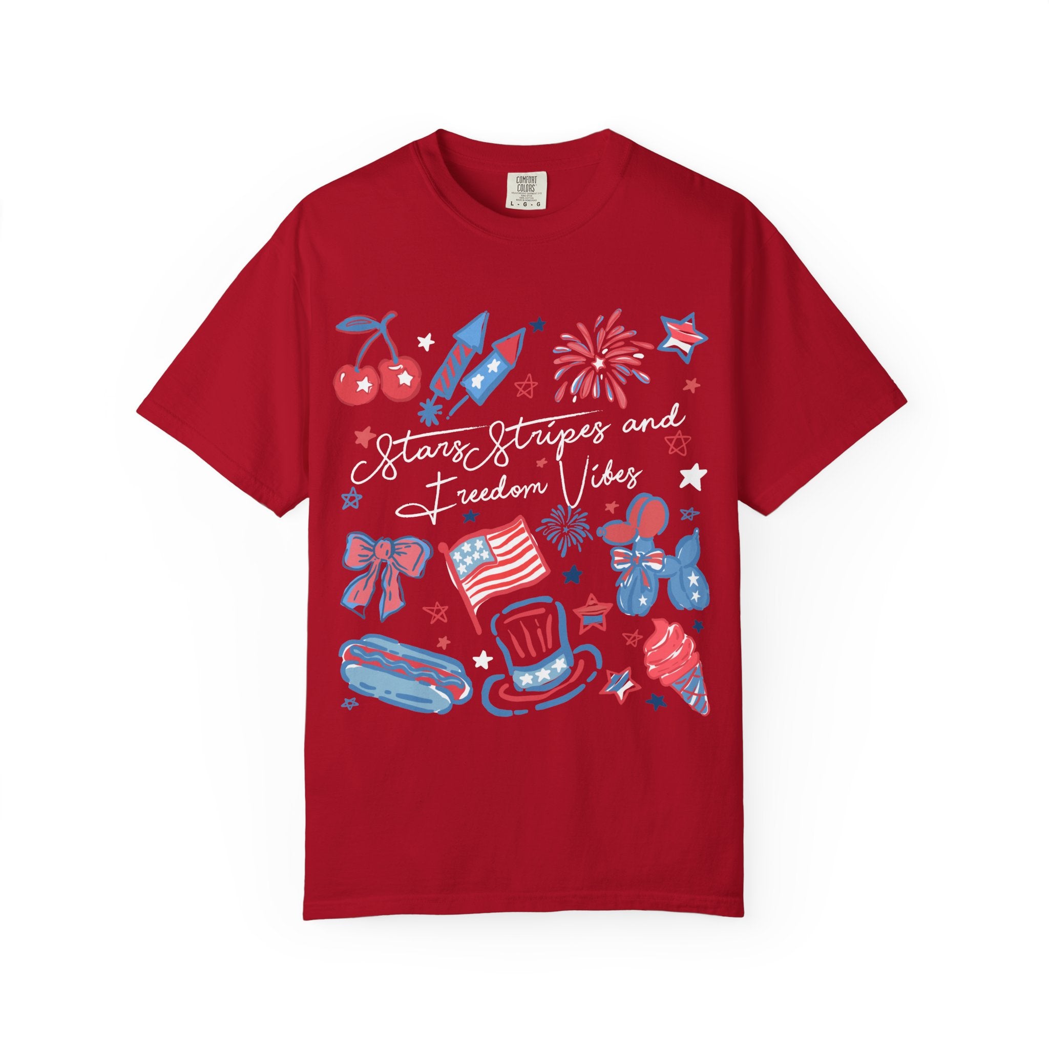 Stars, Stripes & Freedom Vibes Tee