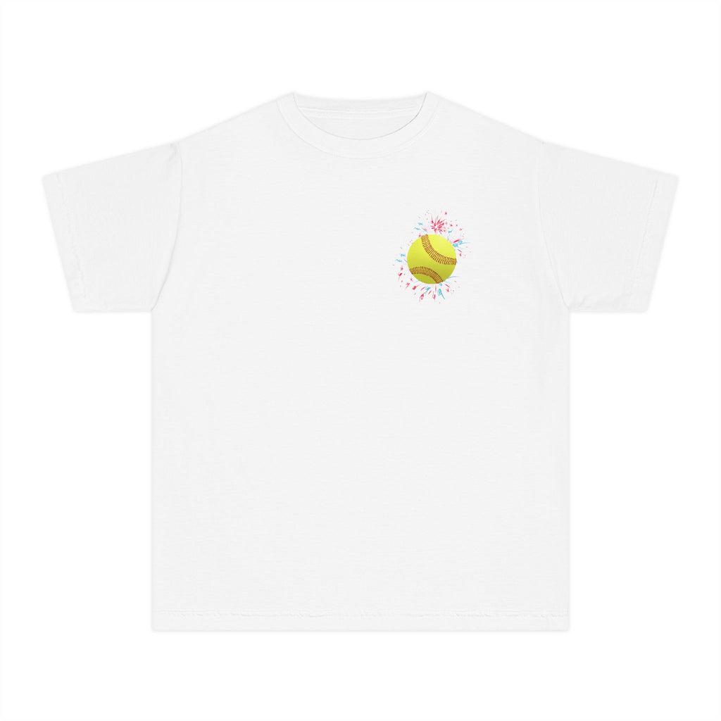 Youth "I Hit Bombs" Popsicle Softball Tee