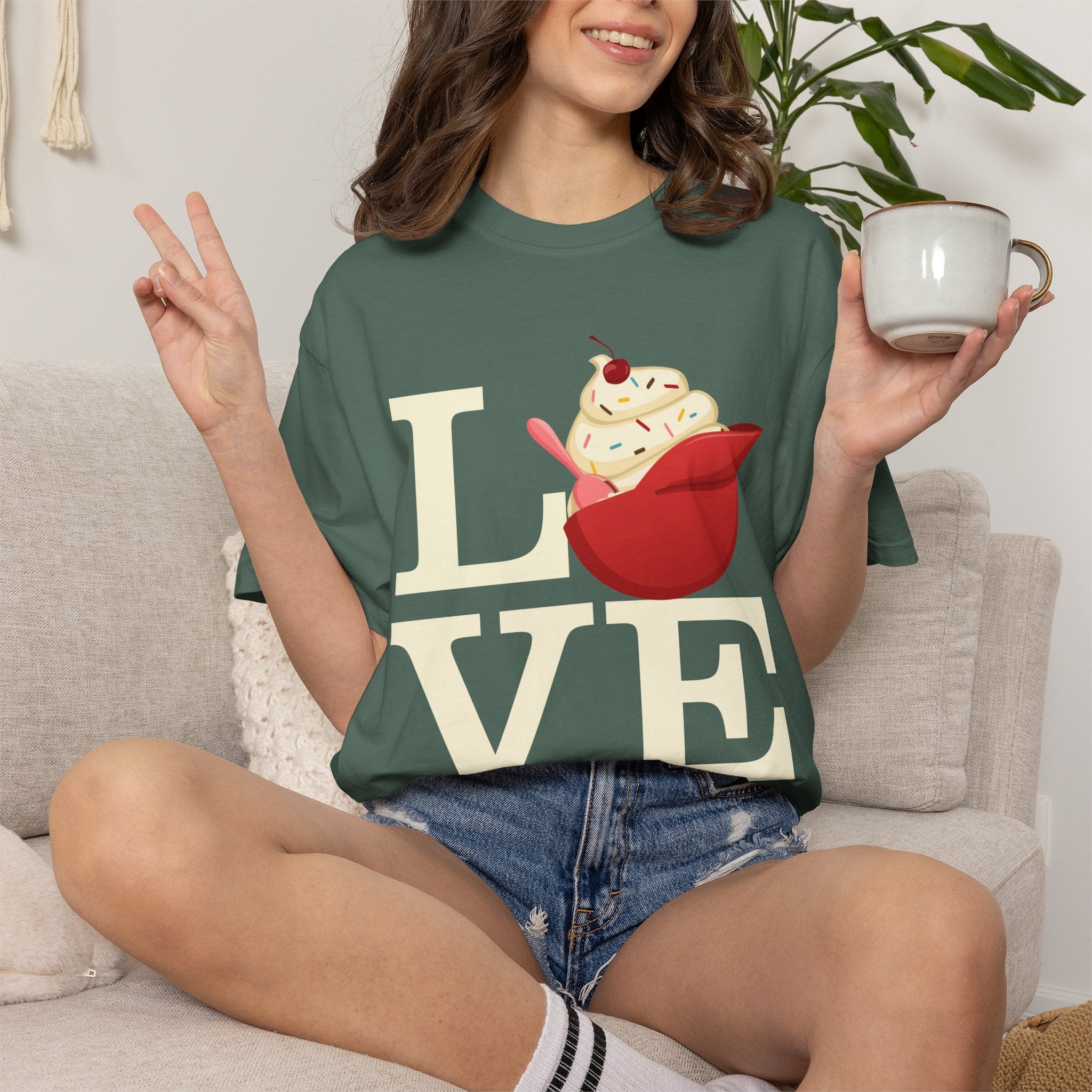 Philly LOVE Baseball Ice Cream Helmet T-shirt
