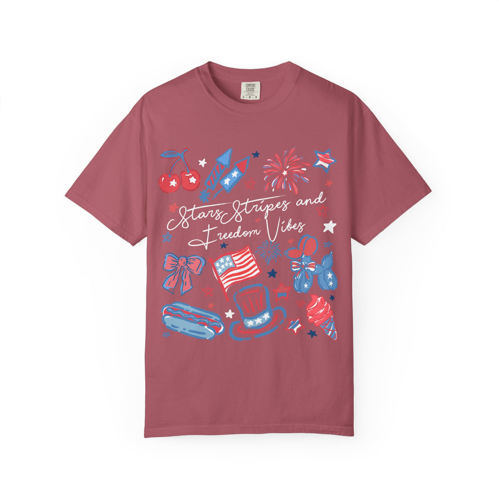 Stars, Stripes & Freedom Vibes Tee