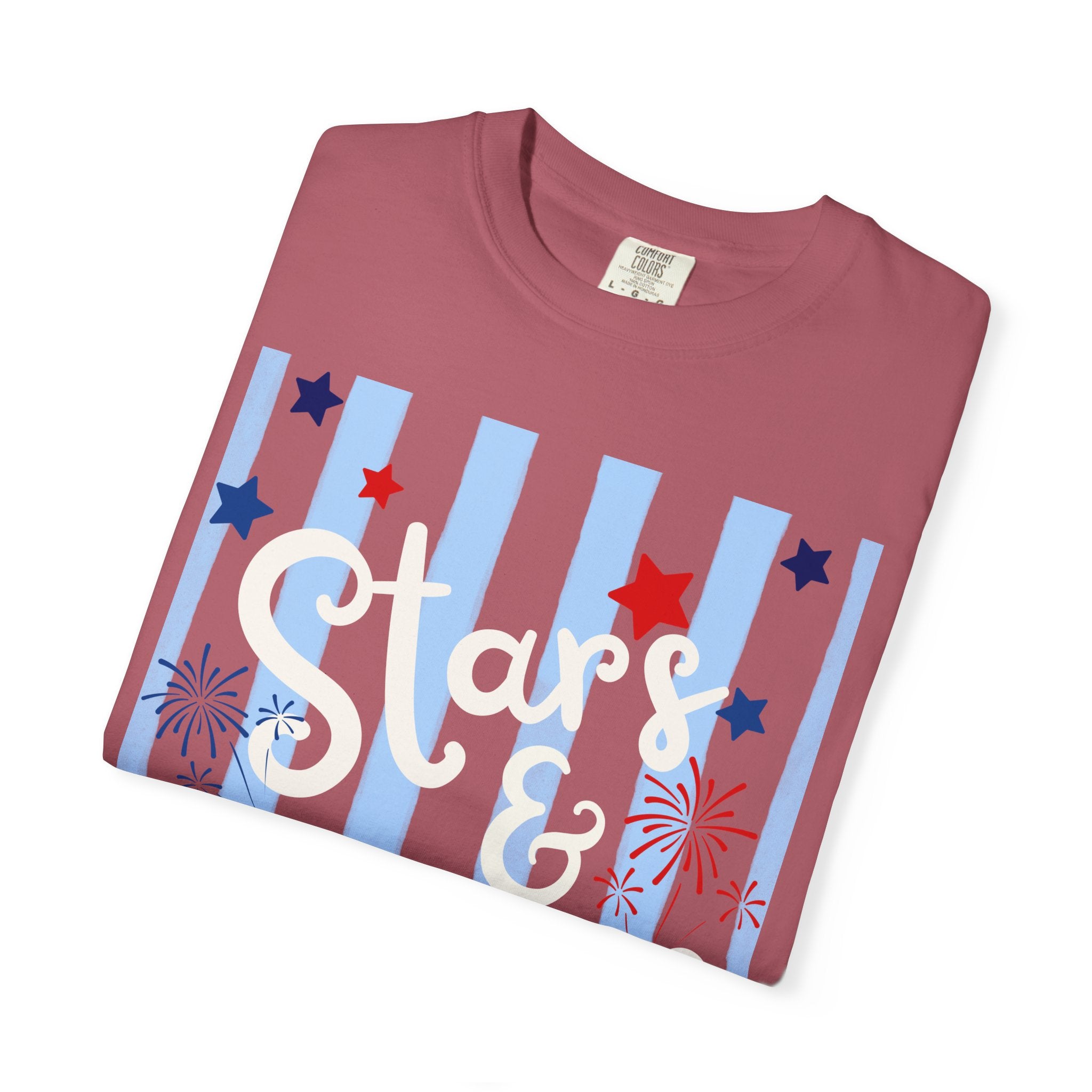Stars & Stripes T-Shirt — Patriotic Fourth of July Tee