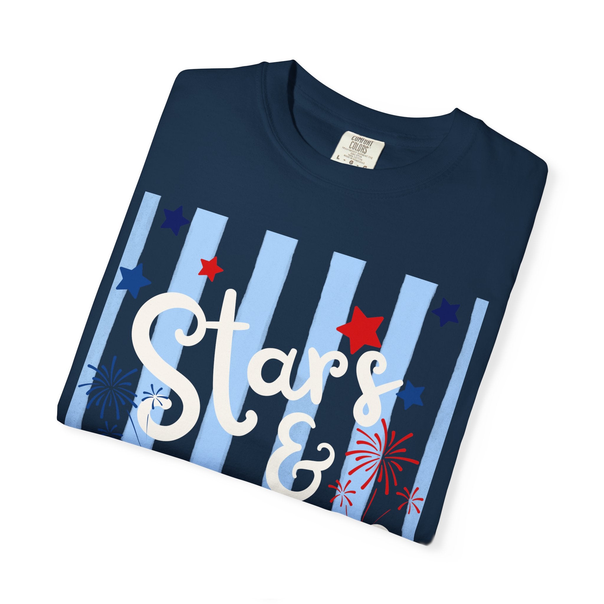 Stars & Stripes T-Shirt — Patriotic Fourth of July Tee