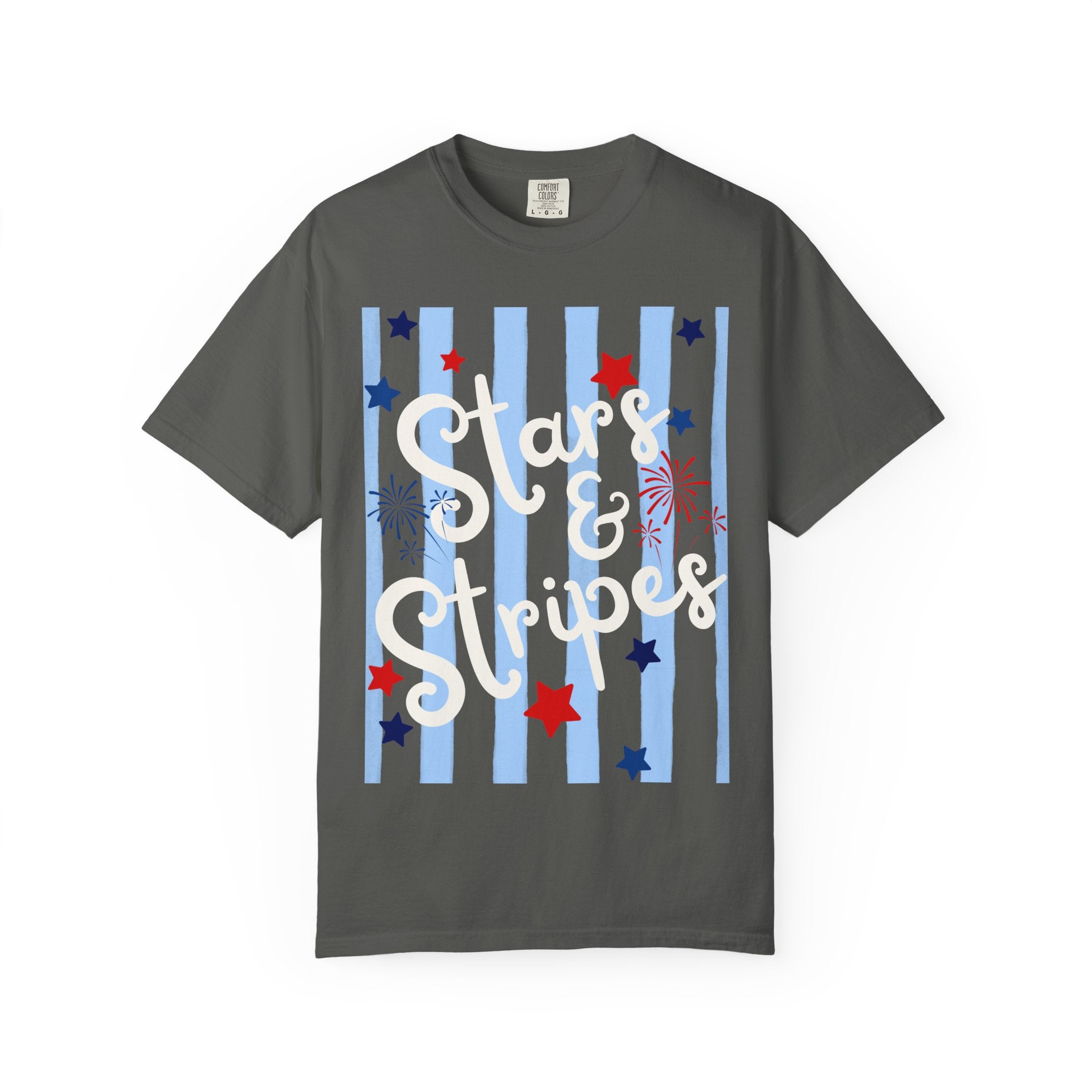 Stars & Stripes T-Shirt — Patriotic Fourth of July Tee