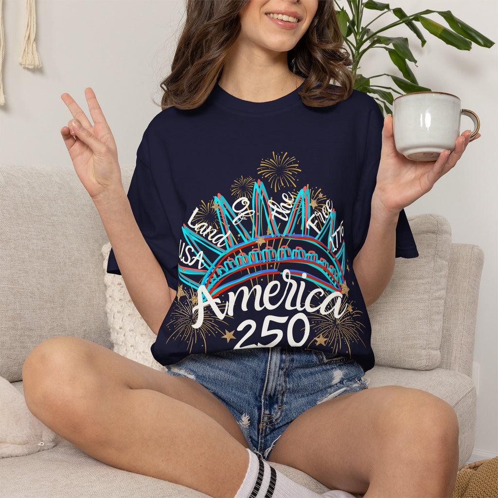 Lady Liberty America 250 Tee