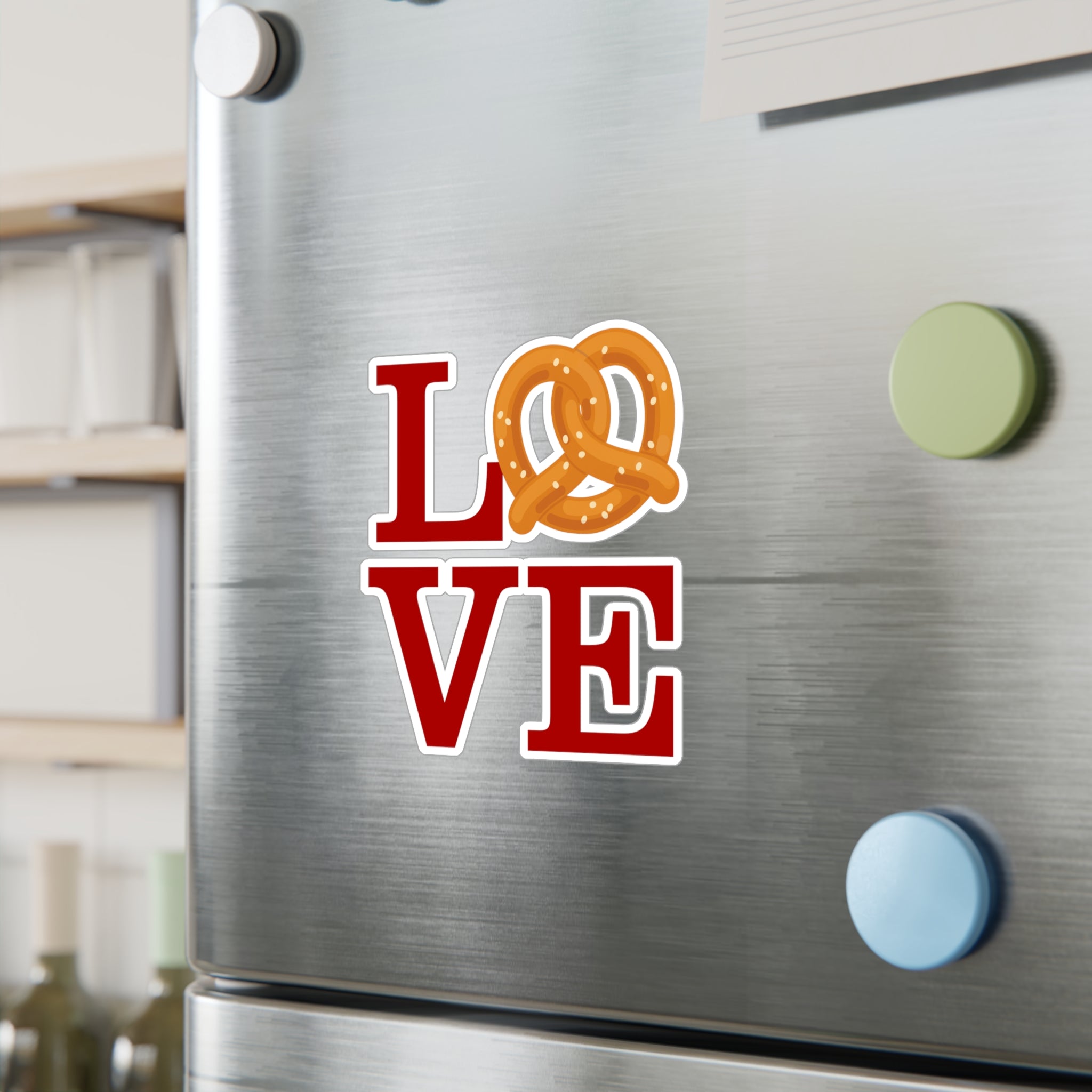 Philly LOVE Pretzel- Kiss-Cut Vinyl Decal Sticker