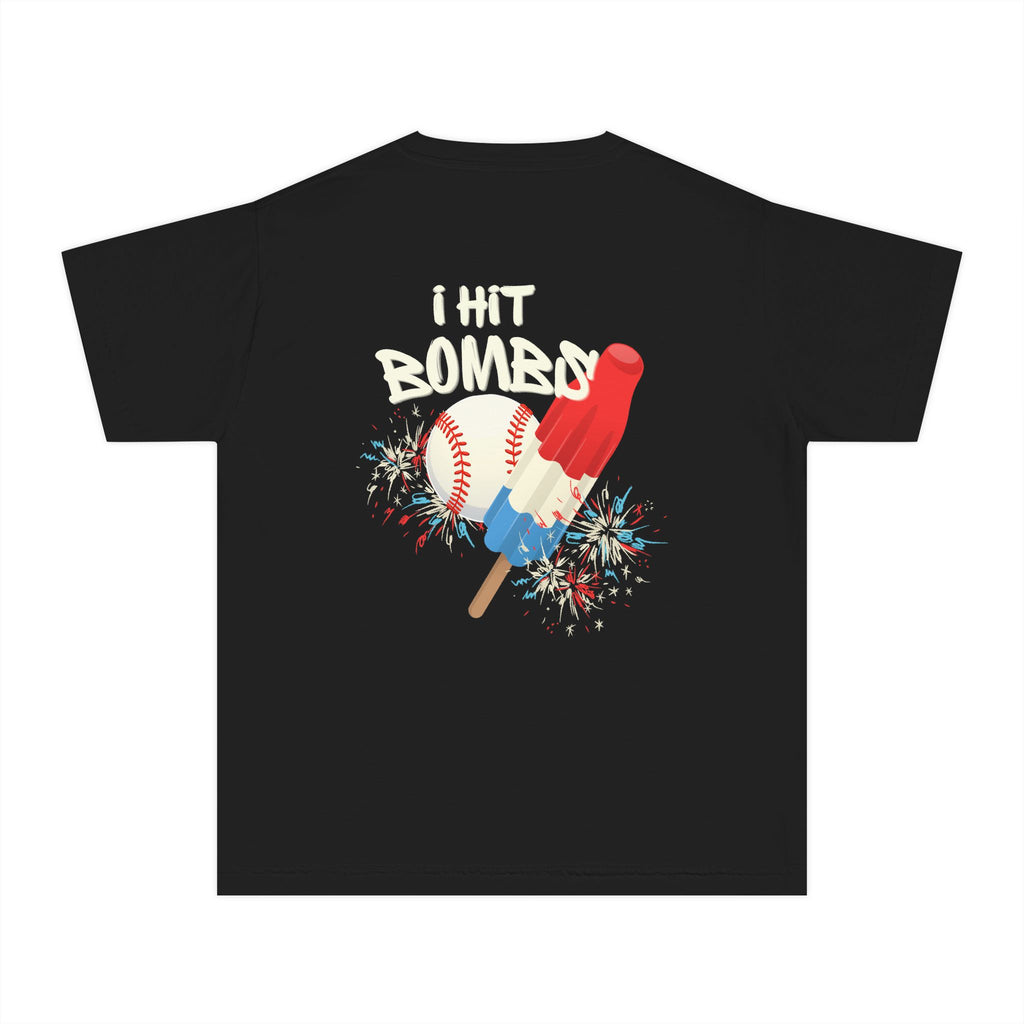 Youth "I Hit Bombs" Popsicle Baseball Tee