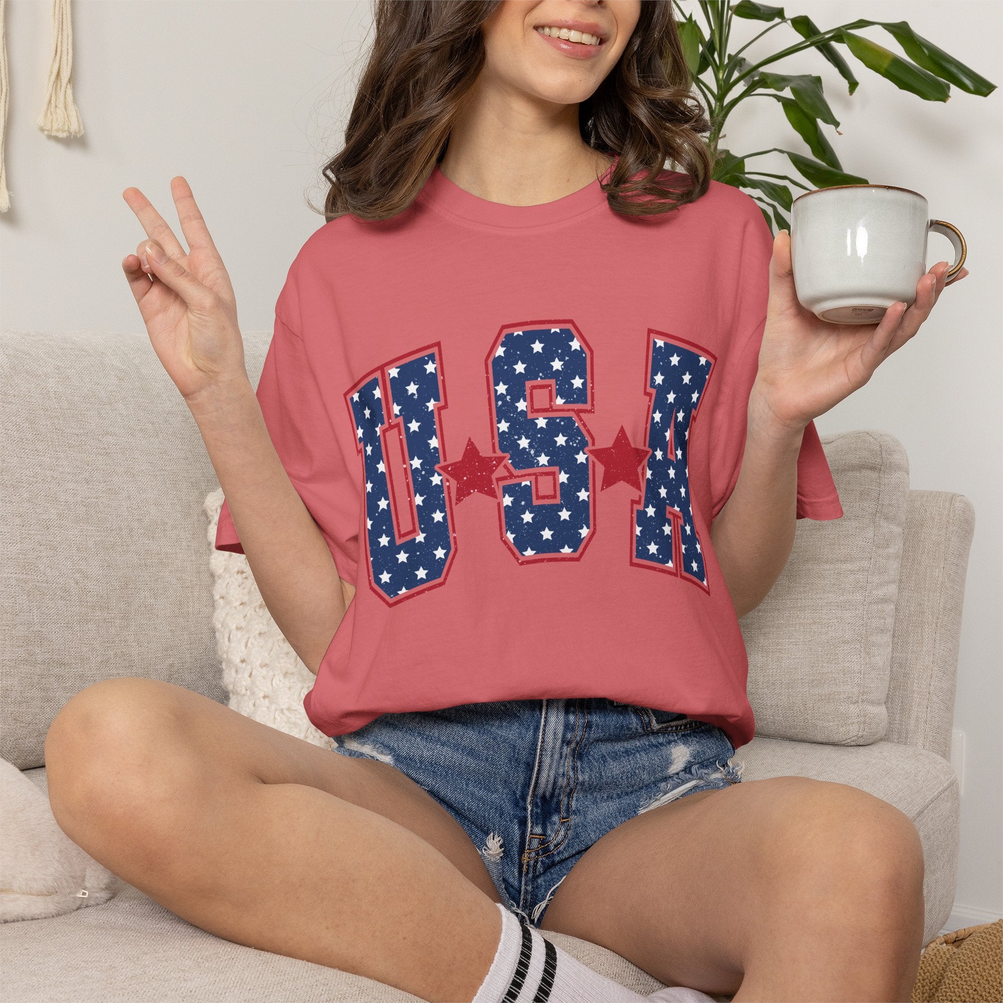 USA Dota & Stars Tee