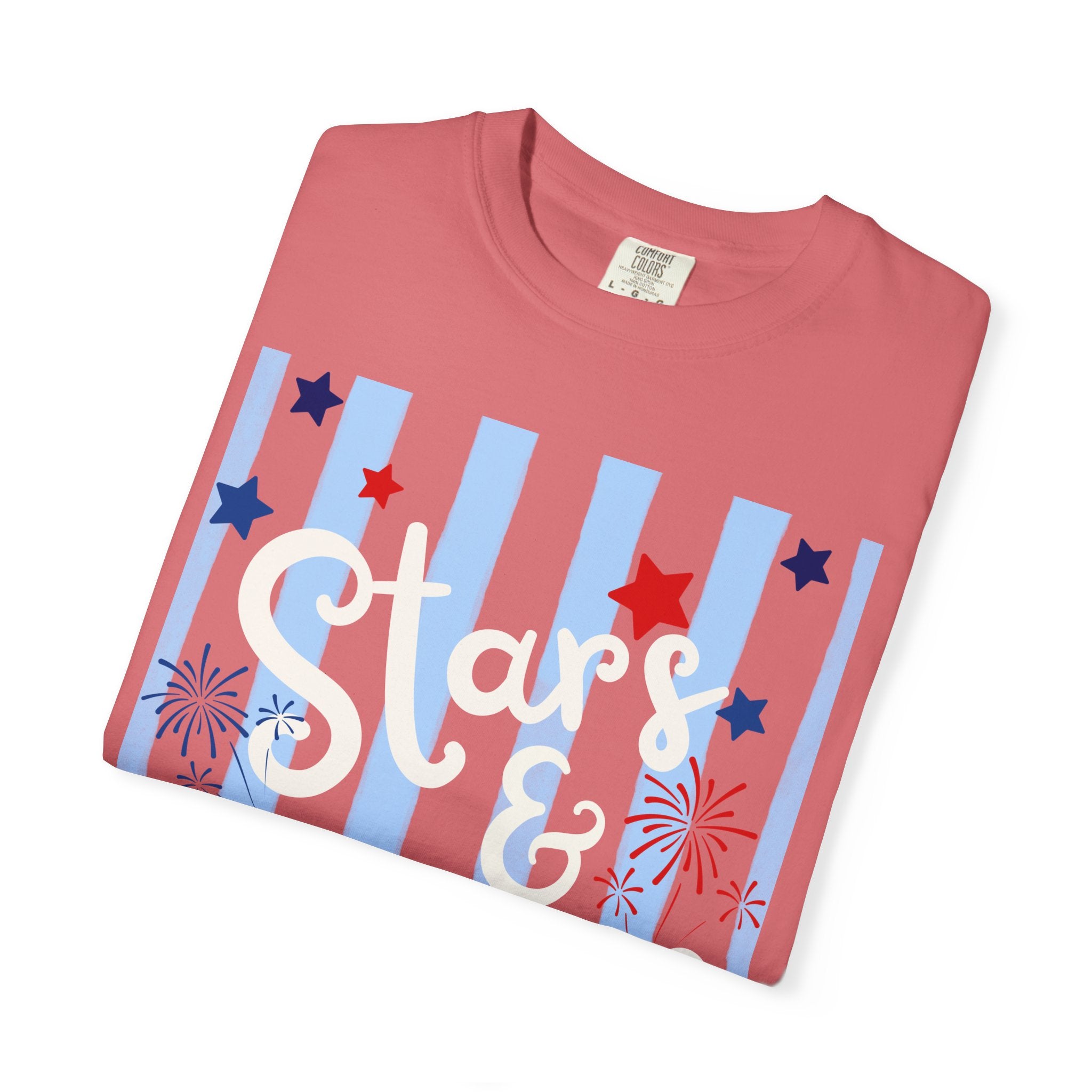 Stars & Stripes T-Shirt — Patriotic Fourth of July Tee