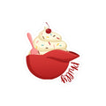 Philly Ice Cream Baseball Helmet- Kiss-Cut Vinyl Decal Sticker