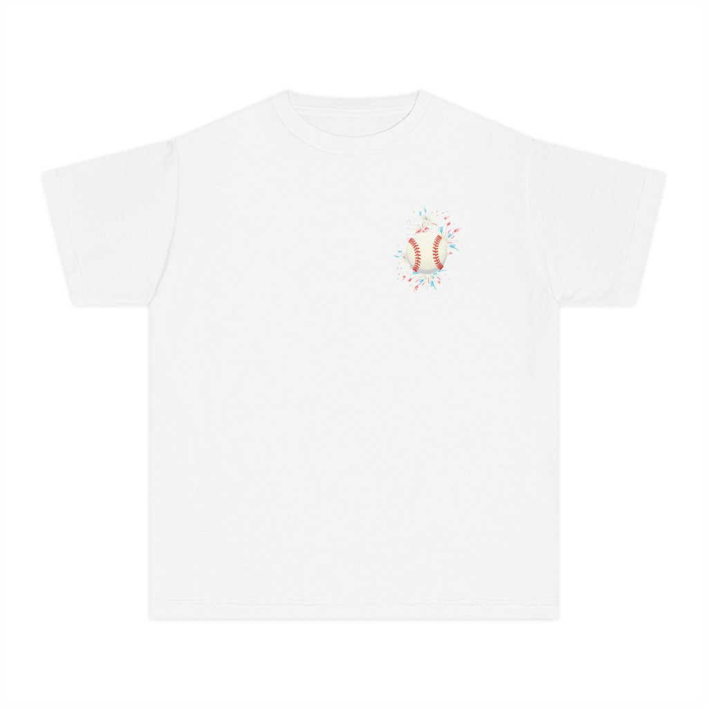 Youth "I Hit Bombs" Popsicle Baseball Tee