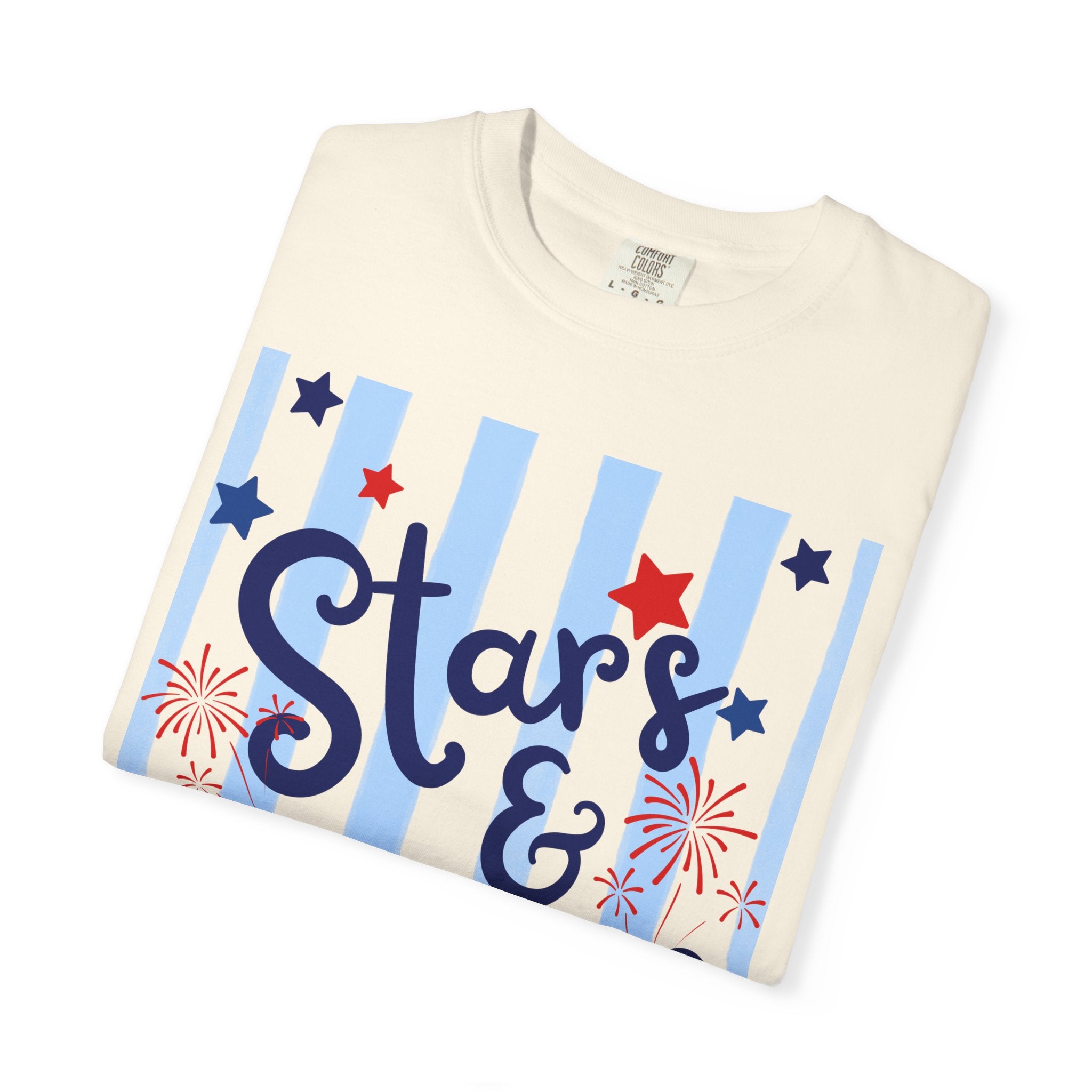 Stars & Stripes T-Shirt — Patriotic Fourth of July Tee