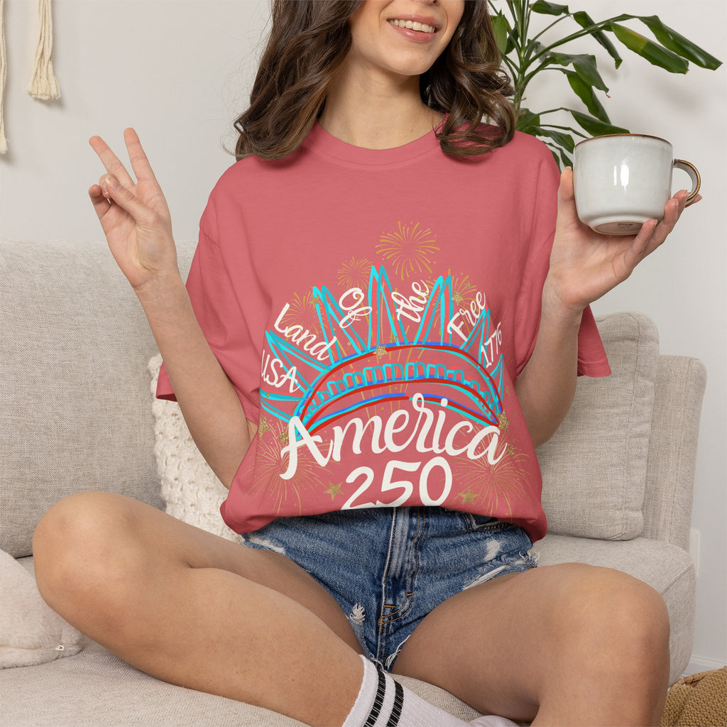 Lady Liberty America 250 Tee