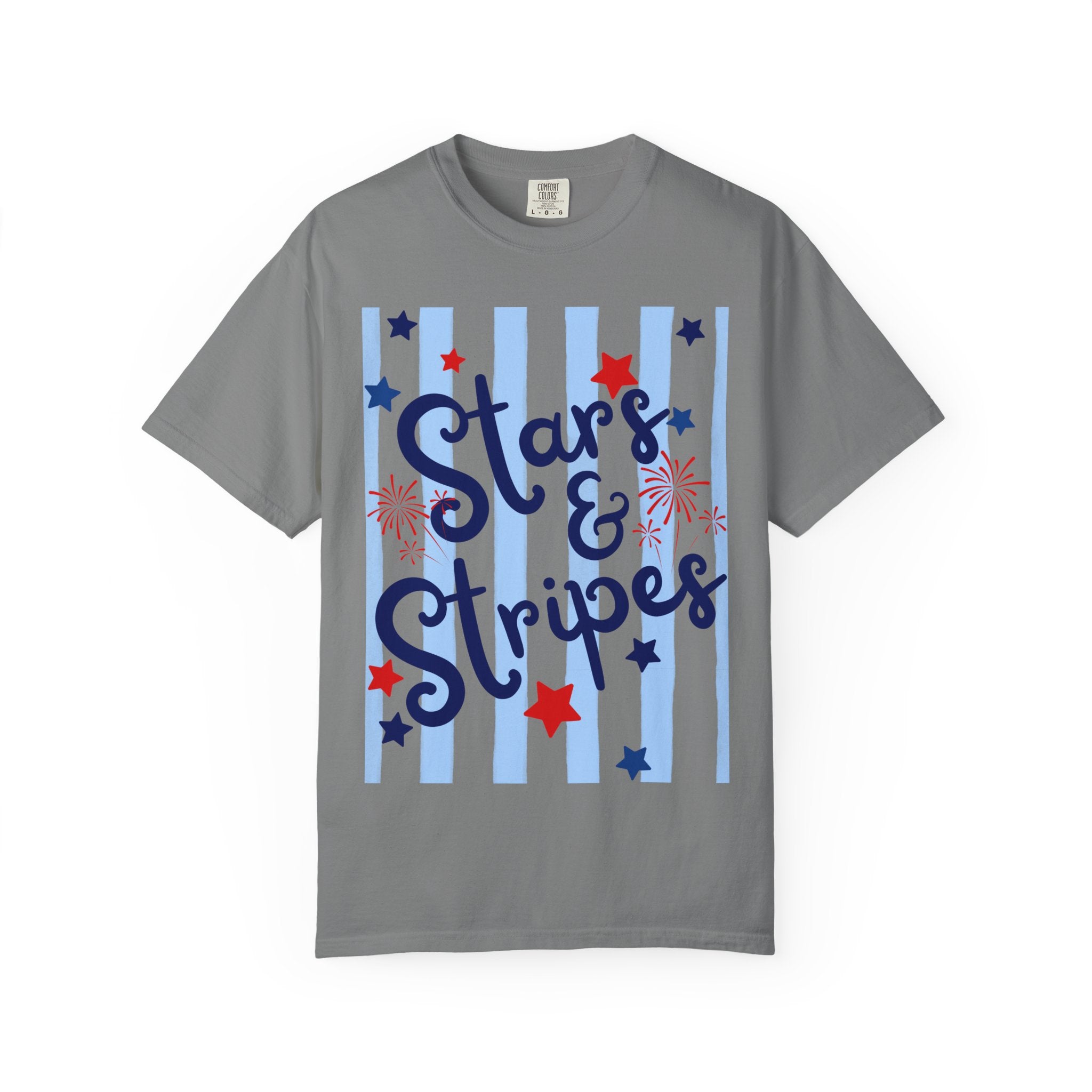 Stars & Stripes T-Shirt — Patriotic Fourth of July Tee