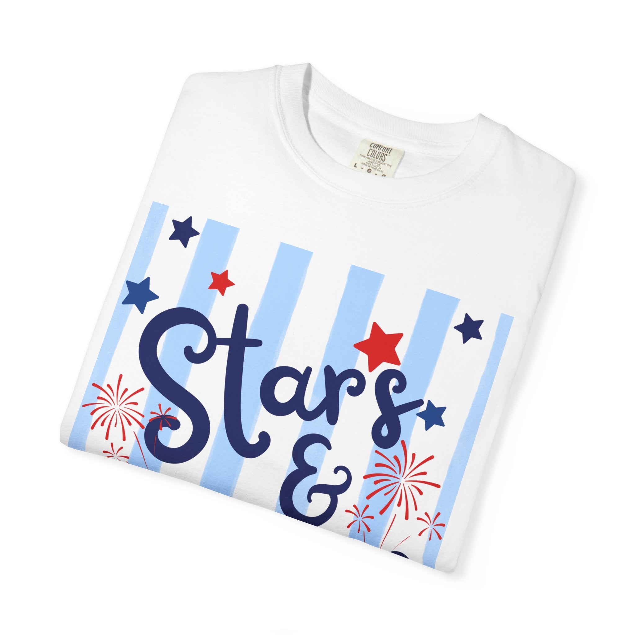 Stars & Stripes T-Shirt — Patriotic Fourth of July Tee