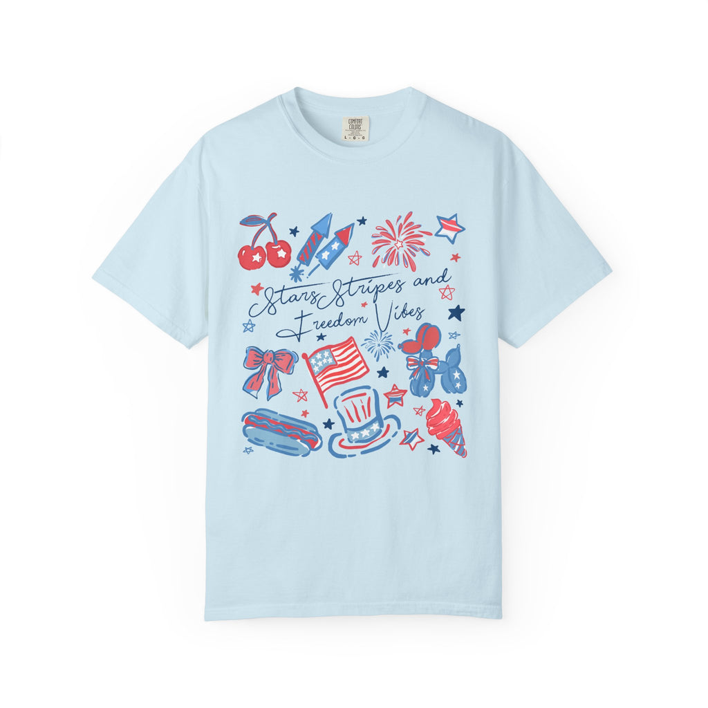 Stars, Stripes & Freedom Vibes Tee