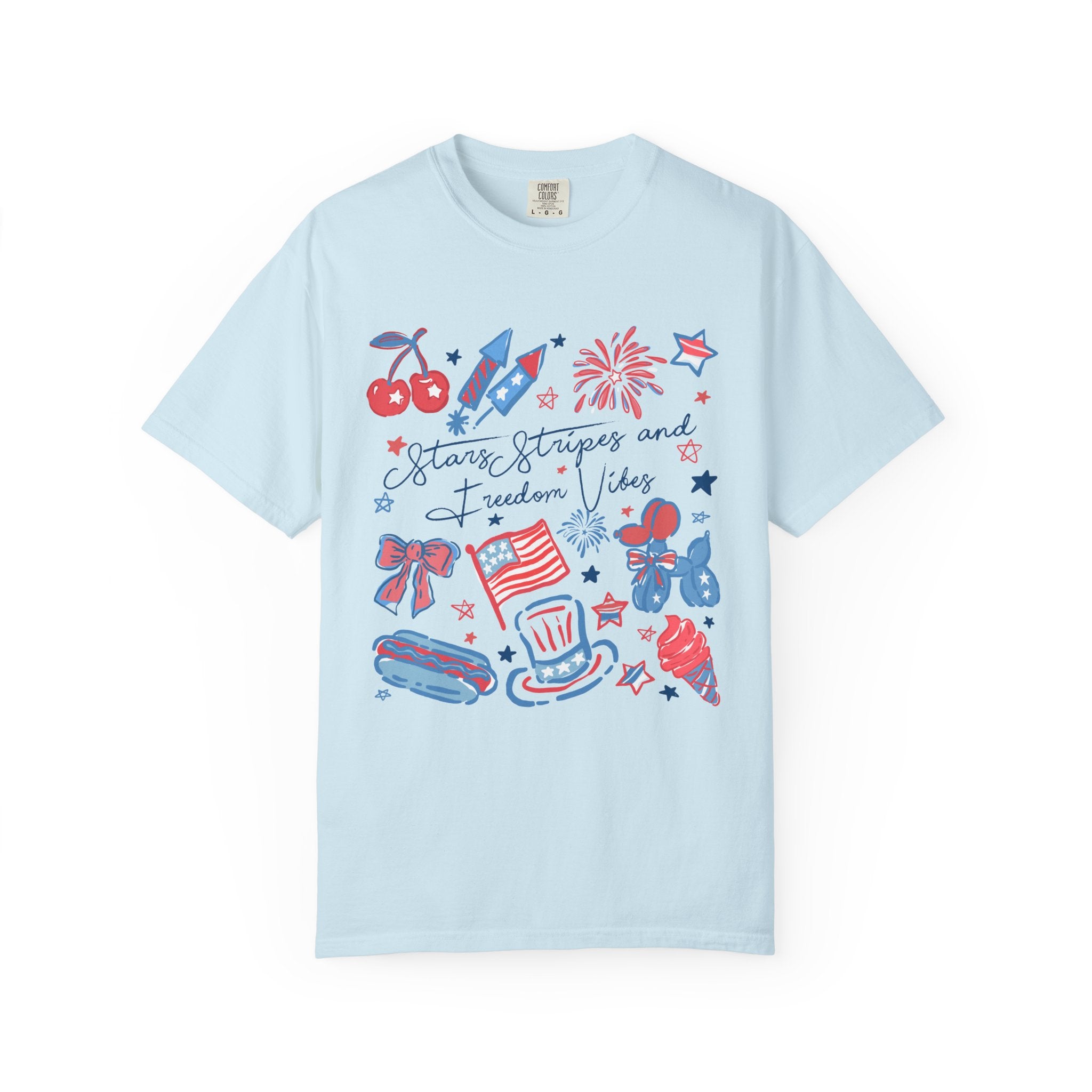 Stars, Stripes & Freedom Vibes Tee