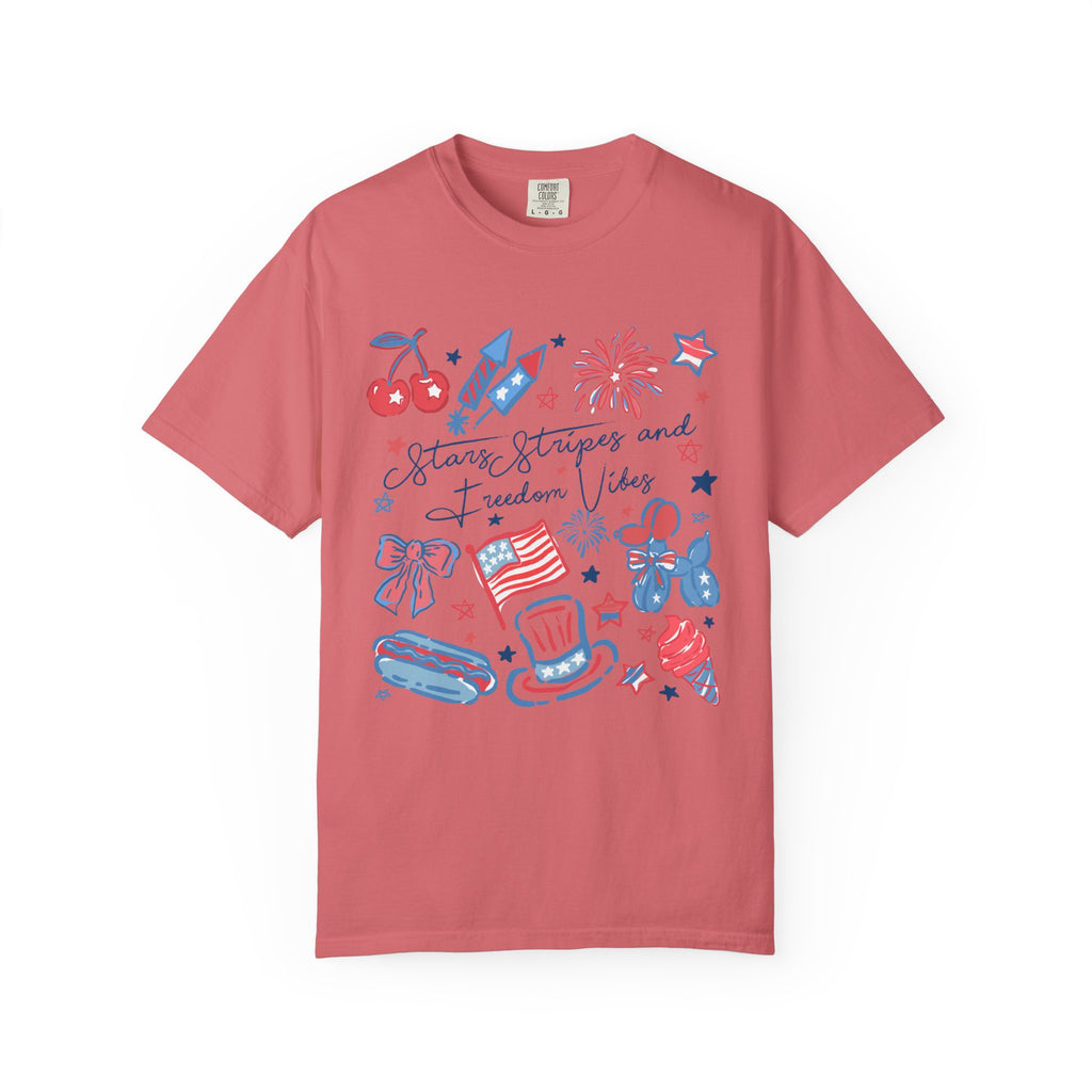 Stars, Stripes & Freedom Vibes Tee