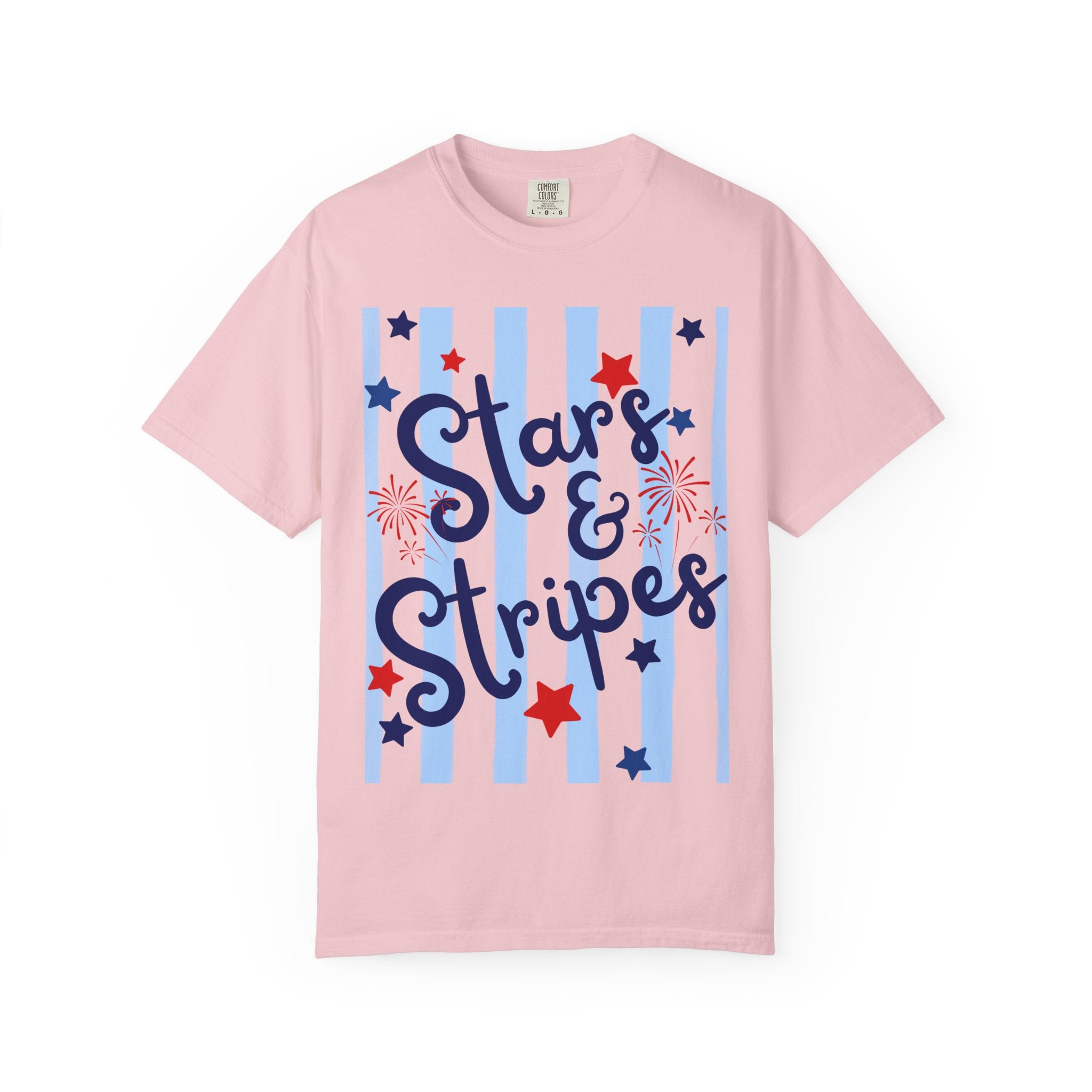 Stars & Stripes T-Shirt — Patriotic Fourth of July Tee