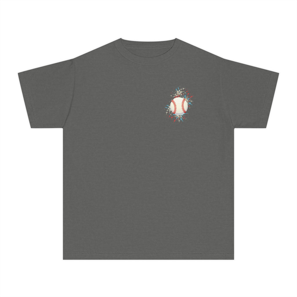 Youth "I Hit Bombs" Popsicle Baseball Tee