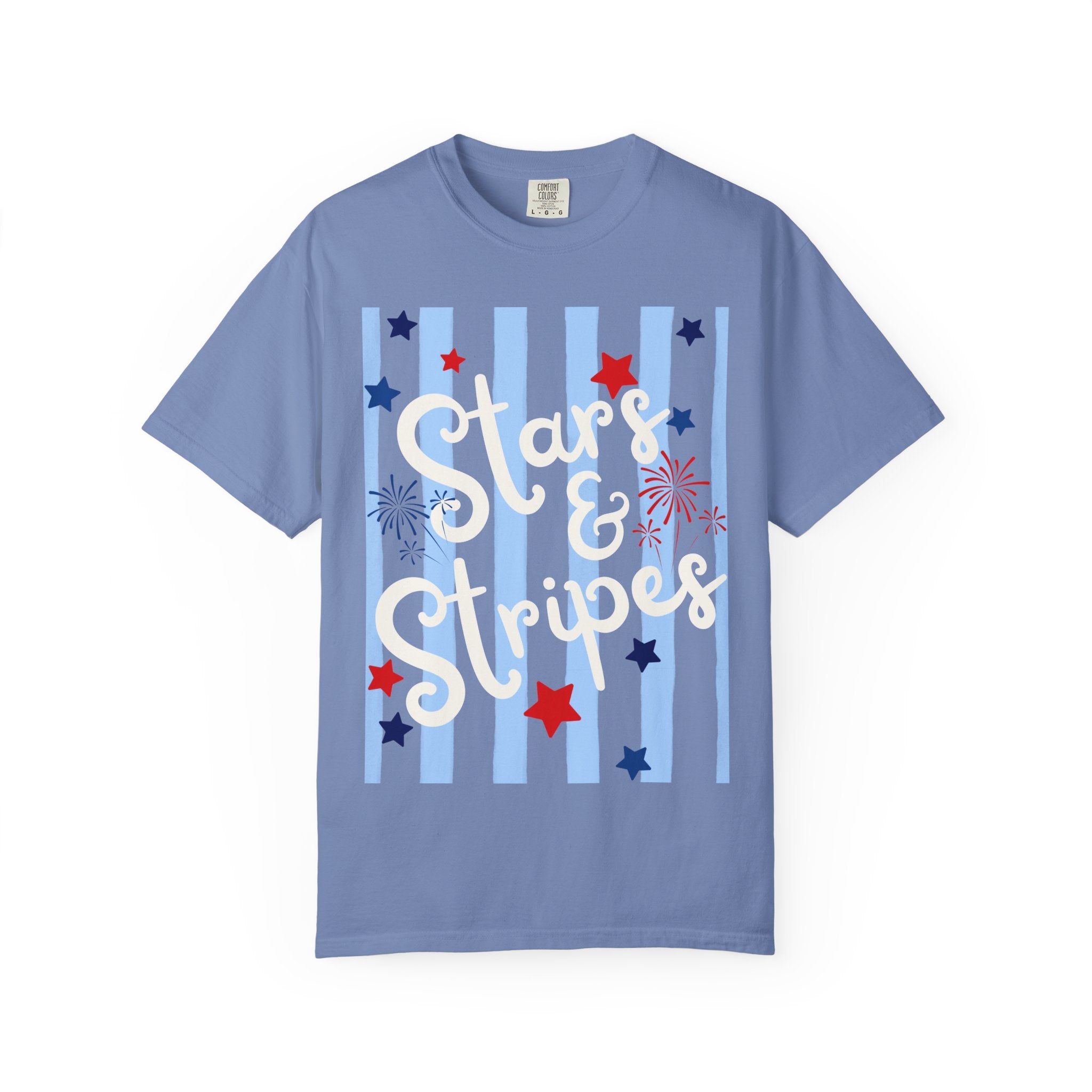 Stars & Stripes T-Shirt — Patriotic Fourth of July Tee