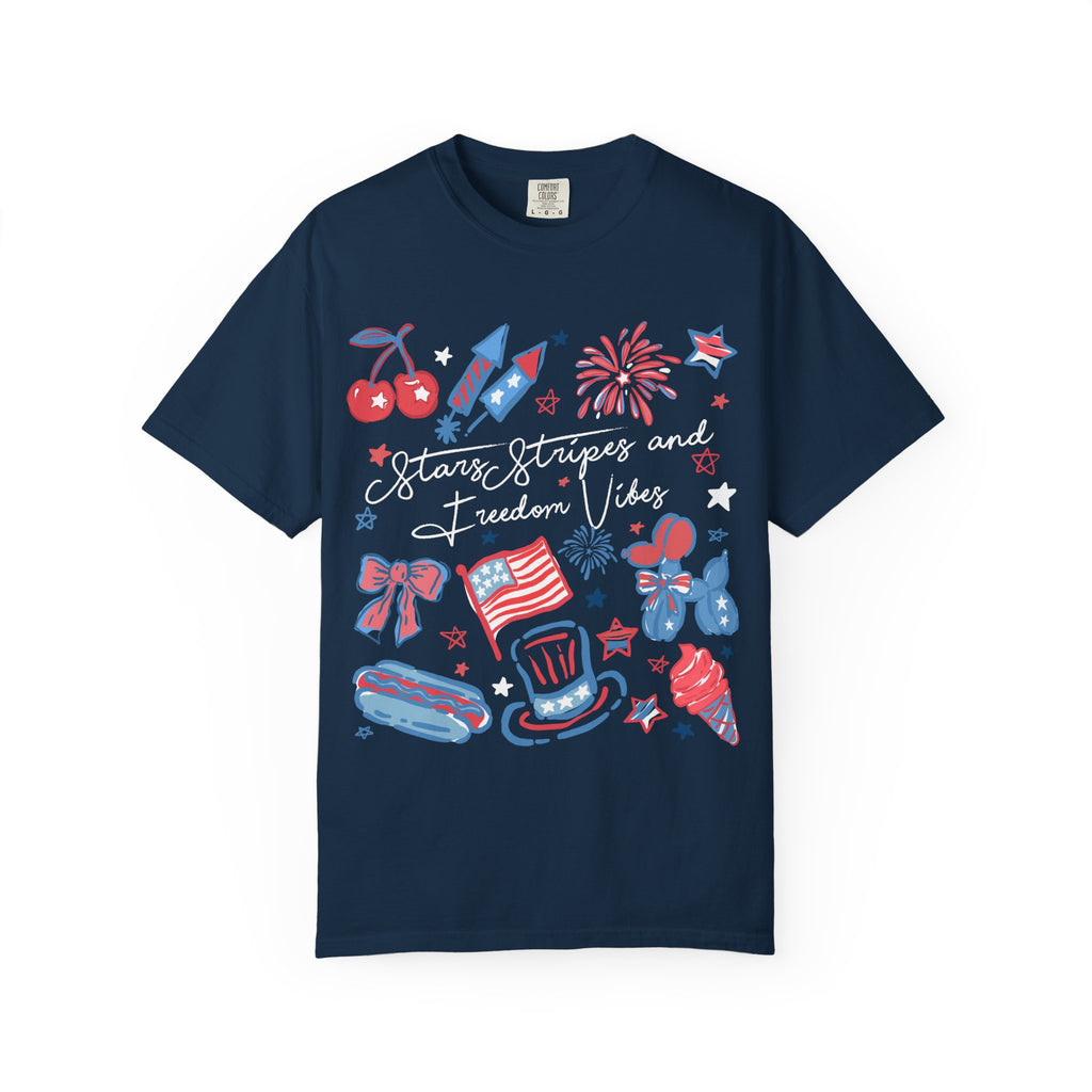 Stars, Stripes & Freedom Vibes Tee
