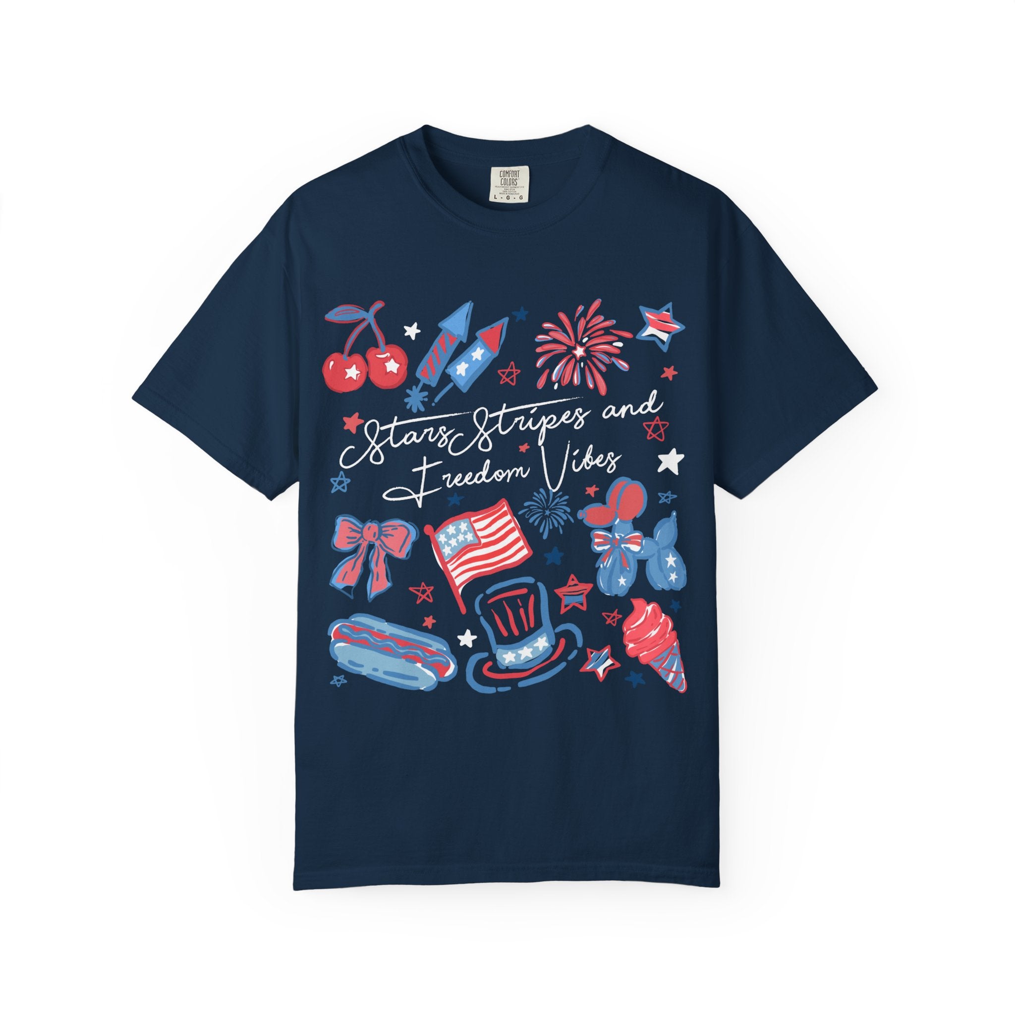 Stars, Stripes & Freedom Vibes Tee