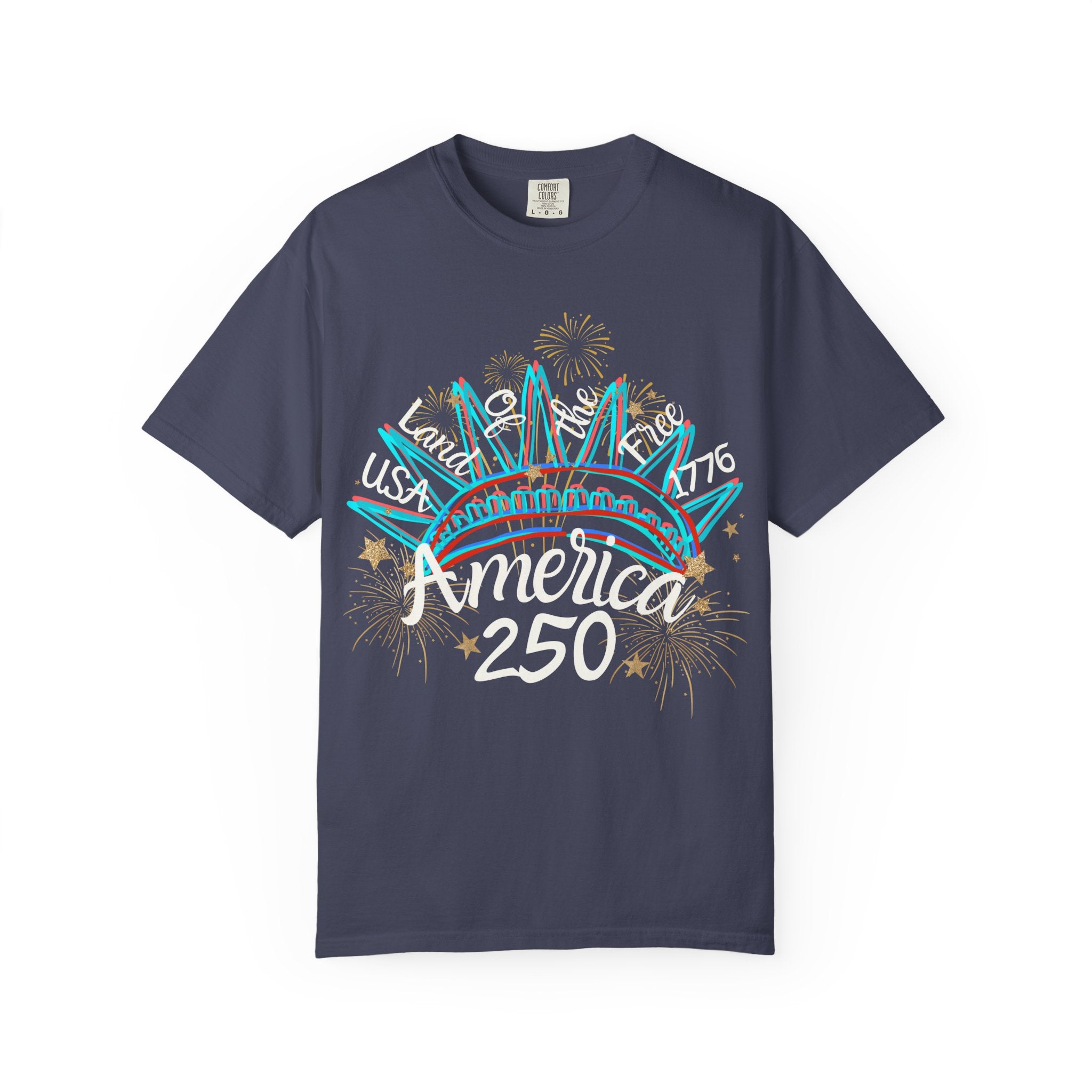 Lady Liberty America 250 Tee