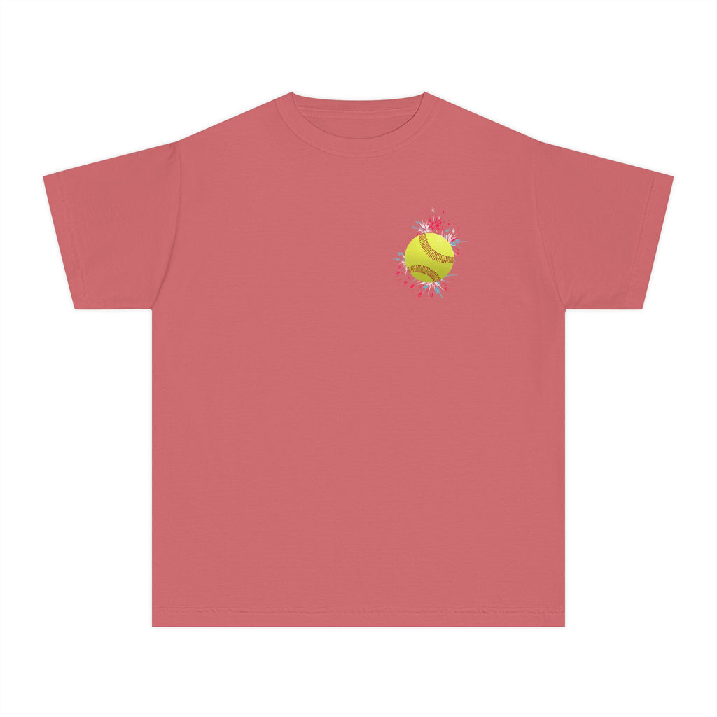 Youth "I Hit Bombs" Popsicle Softball Tee